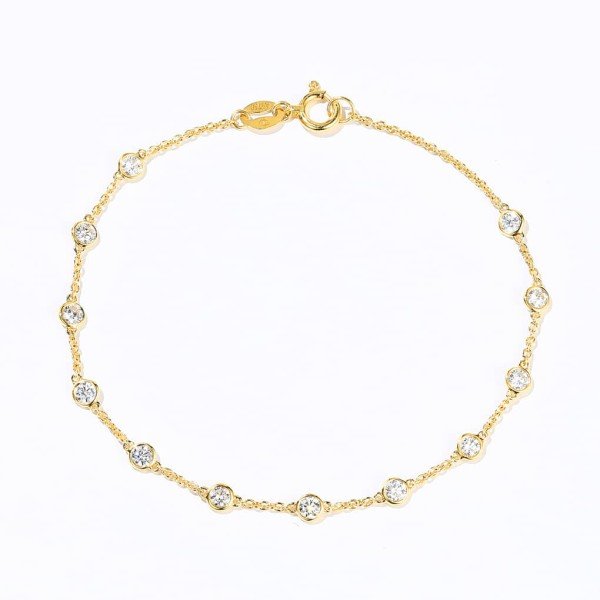 簡愛18K金鑽石手鍊