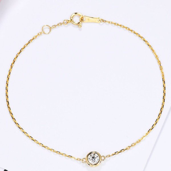 鎖愛18K金鑽石手鍊