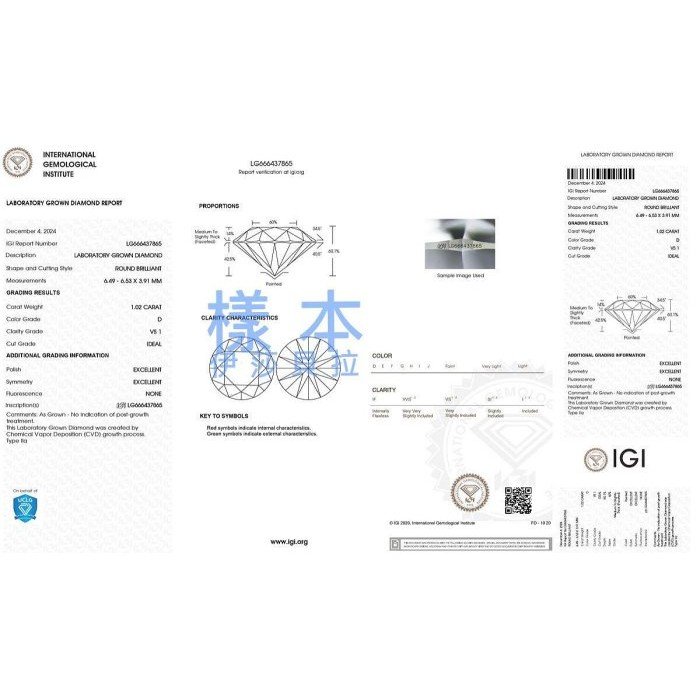 史上最狂的高等級培育鑽戒！《IGI》小奢華1.0克拉鑽戒