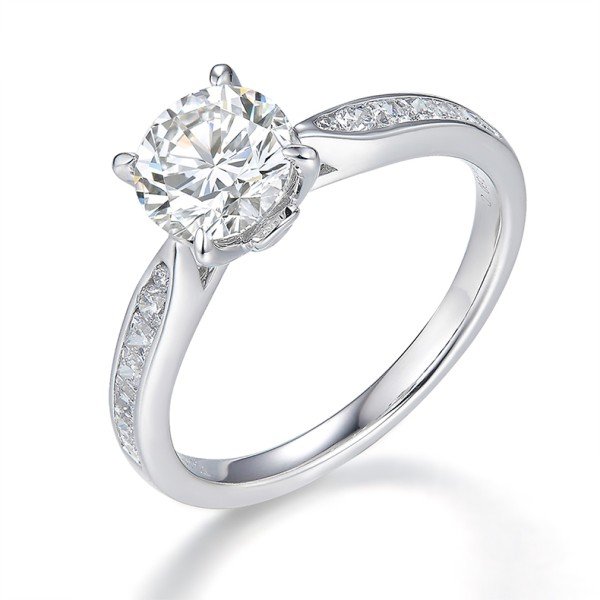 戀戀情深-《IGI》PT950-1.0克拉鑽戒