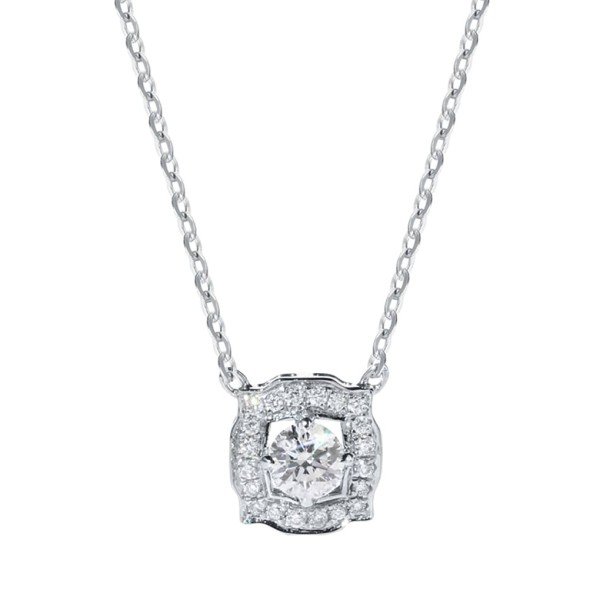 星光18K金鑽石項鍊