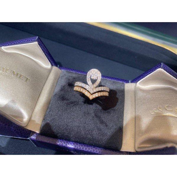 18K金0.51克拉∣皇冠雙色金套戒 18K金0.51克拉∣皇冠雙色金套戒