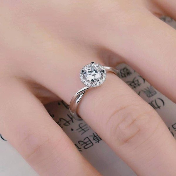 培育鑽1克拉鑽戒