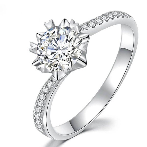 18K金0.6克拉扭臂款鑽戒 18K金0.6克拉扭臂款鑽戒