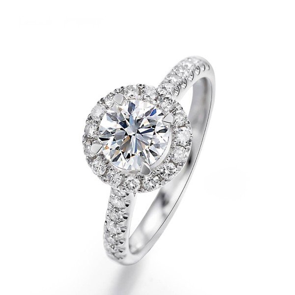 經典18K金天然0.30克拉鑽戒 經典18K金天然0.30克拉鑽戒