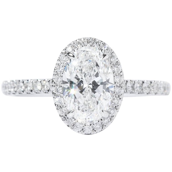 「1.0克拉橢圓形鑽戒推薦｜IGI認證鑽石｜極致切工・火彩閃耀」