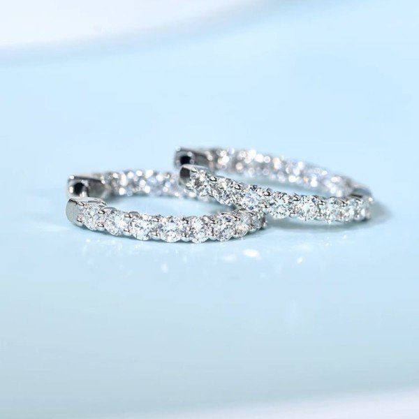 絕世佳人-PT950∣1.05克拉耳環