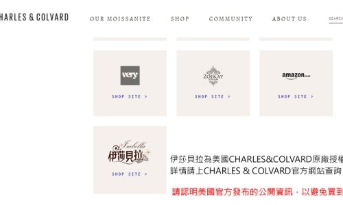 美國cc原廠莫桑石