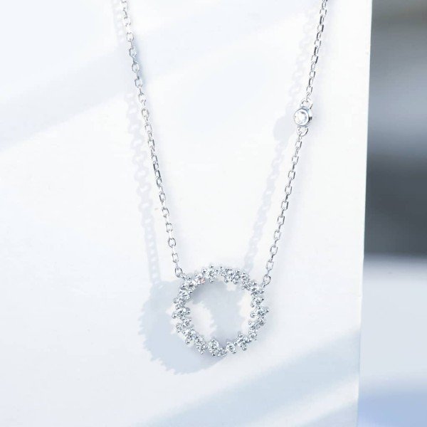 傳說18K金鑽石項鍊