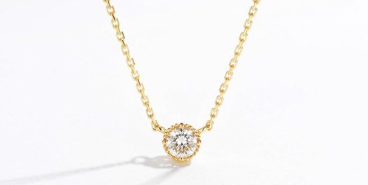 18K金鑽石鎖骨項鍊