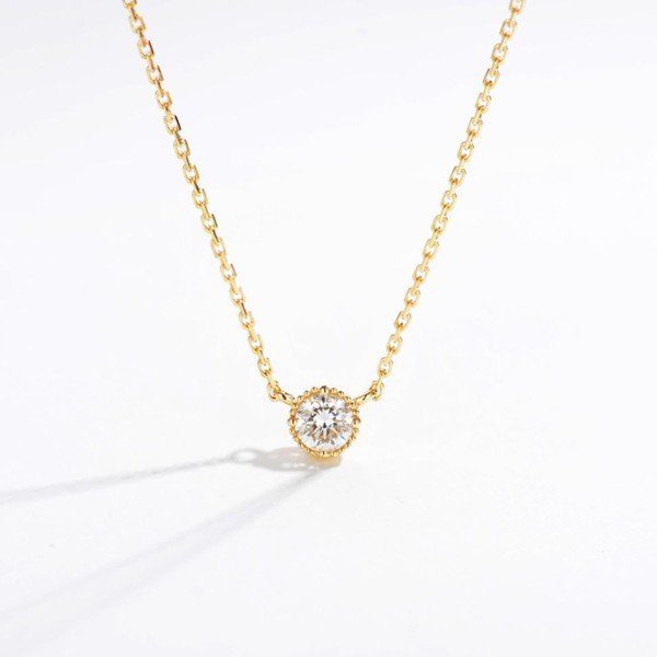 典雅18K金鑽石鎖骨項鍊∣低調閃耀、高調性感