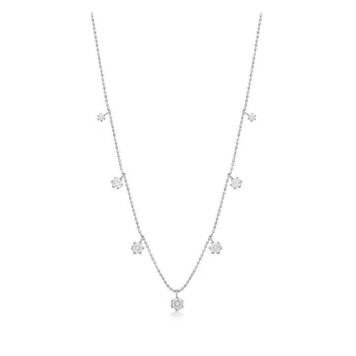 天然1克拉滿天星鑽石項鍊 天然1克拉滿天星鑽石項鍊