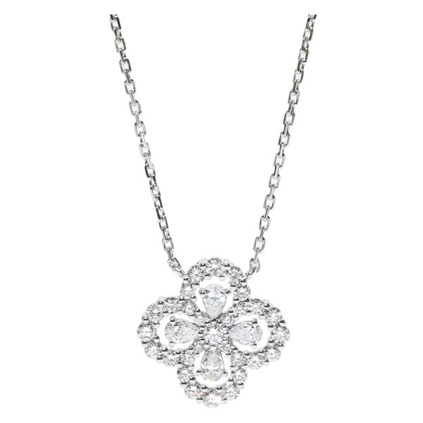 0.57克拉四葉草鑽石項鍊